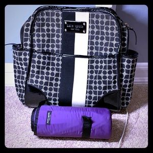 Kate Spade backpack diaper bag